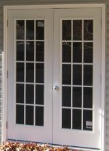 5' Double House Door with 15 Lite Windows 5' Double House Door with 15 Lite Windows