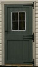 Single Dutch Door with 4 Lite Window Single Dutch Door with 4 Lite Window