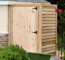 Cypress Wood Exterior Shower Cypress Wood Exterior Shower