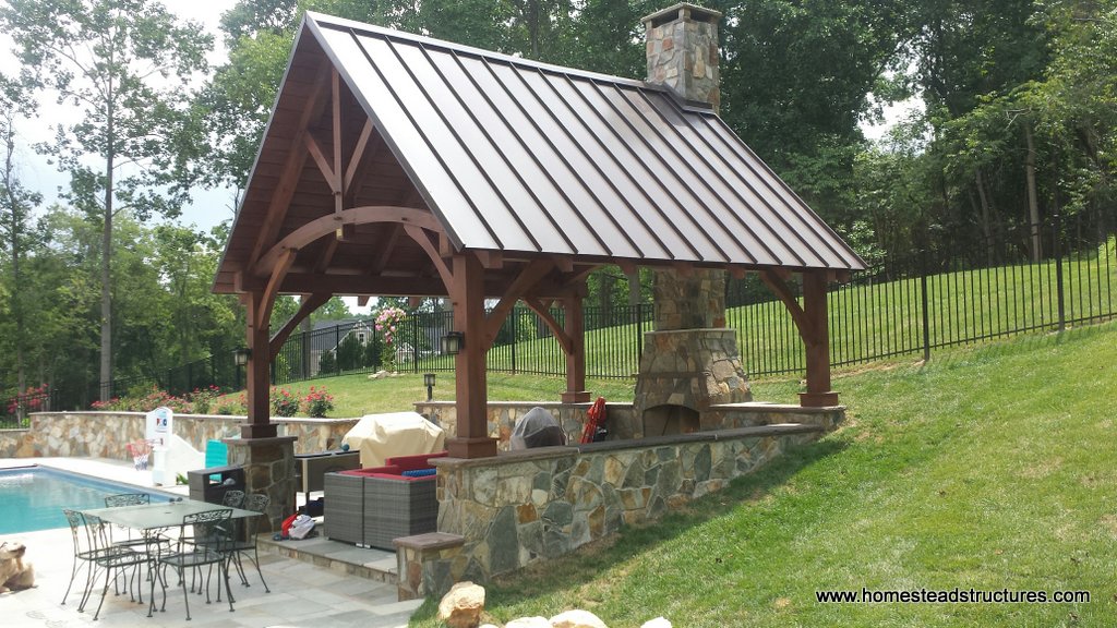 Wooden Pavilions, Timber Frame Pavilions Homestead 