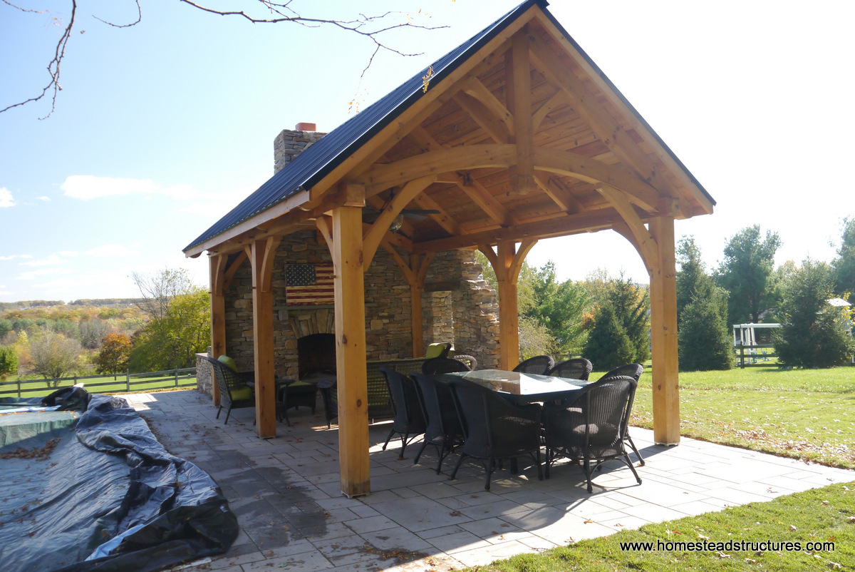 Wooden Pavilions, Timber Frame Pavilions | Homestead ...