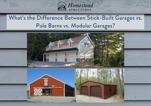 What’s the Difference Between Stick-Built Garages vs. Pole Barns vs ...