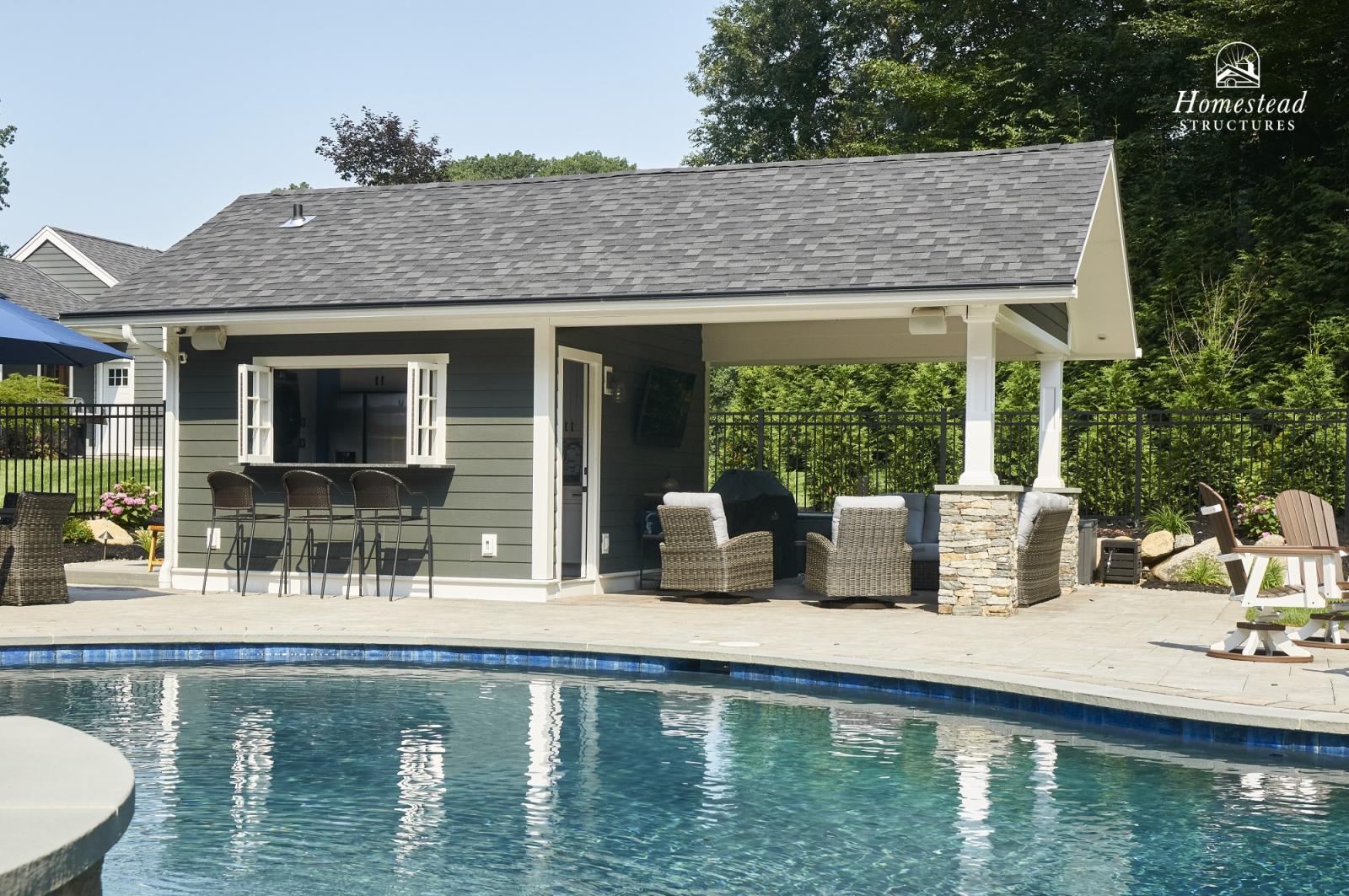 Caputo Pool House - West Nyack, NY | Homestead Structures