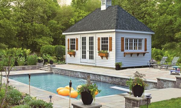 Pool Shed Ideas & Designs - Pool Storage in PA | Homestead Structures