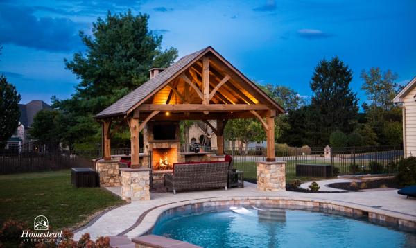 Wooden Pavilions, Timber Frame Pavilions | Homestead Structures