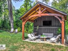 15' x 10' Timber Frame Belmar Pavilion in Gladwyne