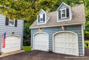 prefab three car garage