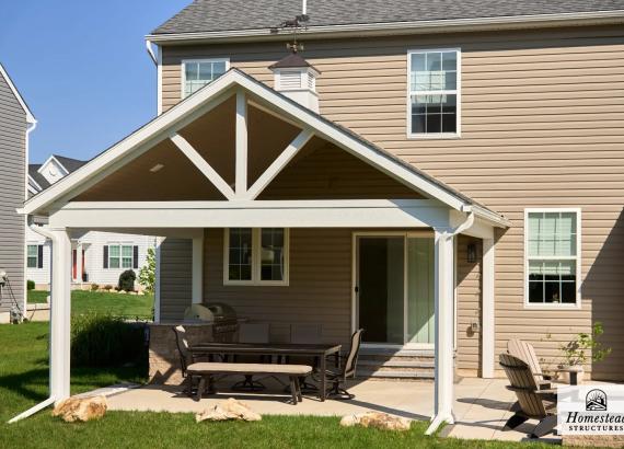 18' x 18' Attached Patio Pavilion in Norristown PA