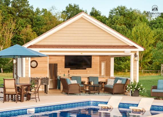 Slattery Pool House - Burton, OH | Homestead Structures