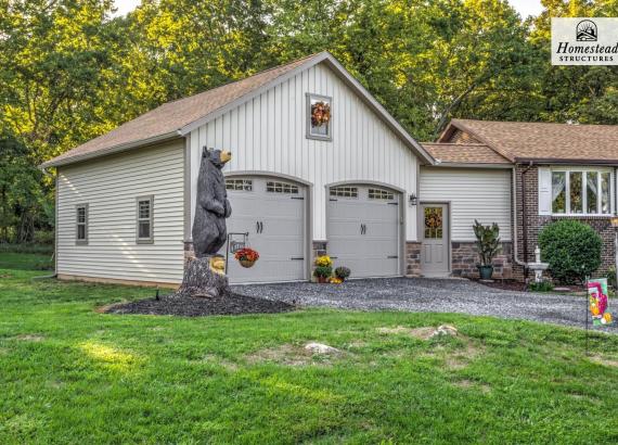 24' x 24' Classic 2-Car Attached Garage in Charles Town WV