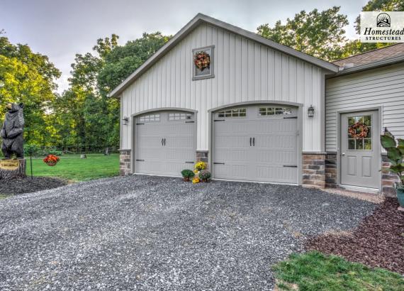 24' x 24' Classic 2-Car Attached Garage in Charles Town WV