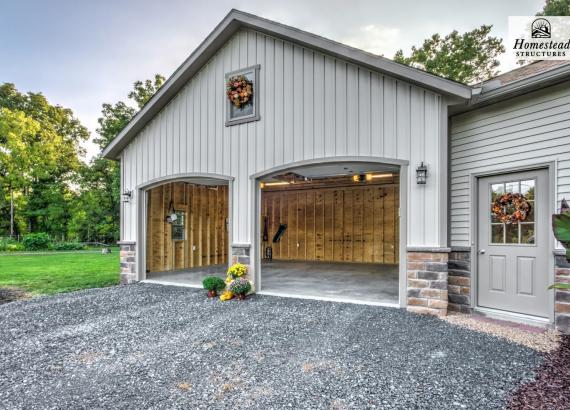 24' x 24' Classic 2-Car Attached Garage in Charles Town WV