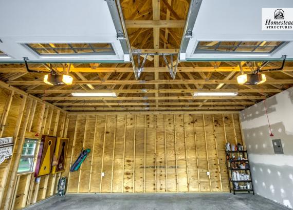 Interior photo of 24' x 24' Classic 2-Car Attached Garage in Charles Town WV