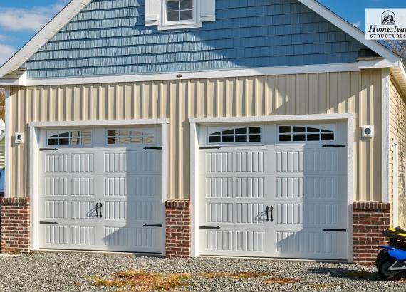 24' x 30' Classic 2 Car, 2-Story Garage in Swarthmore PA