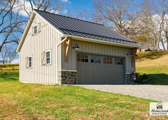 25' x 24' Classic A-Frame Truss Garage in Chadds Ford PA