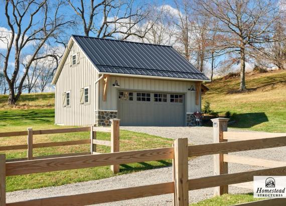 25' x 24' Classic A-Frame Truss Garage in Chadds Ford PA