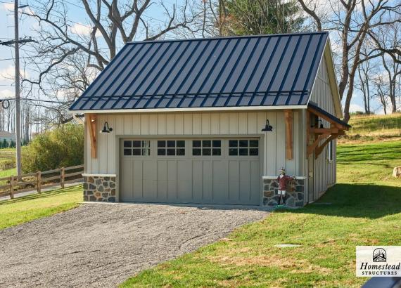 25' x 24' Classic A-Frame Truss Garage in Chadds Ford PA