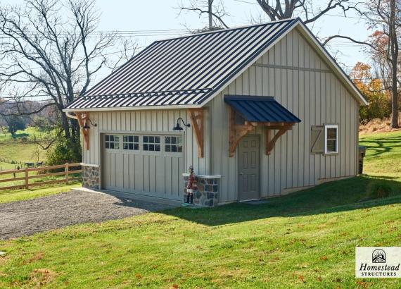 25' x 24' Classic A-Frame Truss Garage in Chadds Ford PA