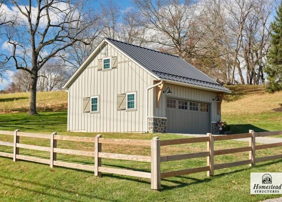 25' x 24' Classic A-Frame Truss Garage in Chadds Ford PA