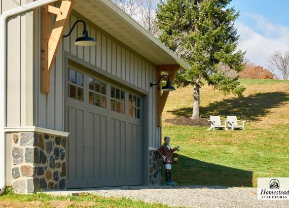 25' x 24' Classic A-Frame Truss Garage in Chadds Ford PA