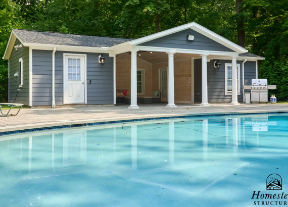 18x41 Custom Pool House in Englewood, NJ