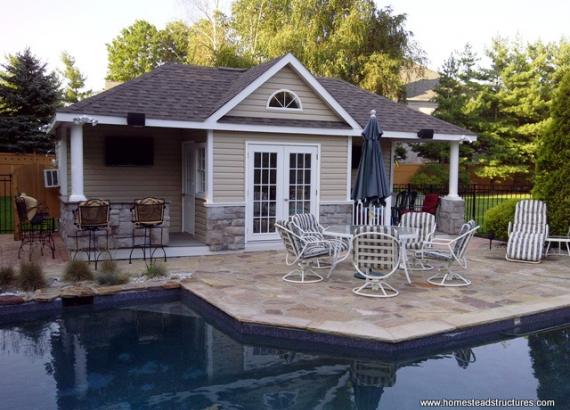 Custom Pool Houses | Homestead Structures